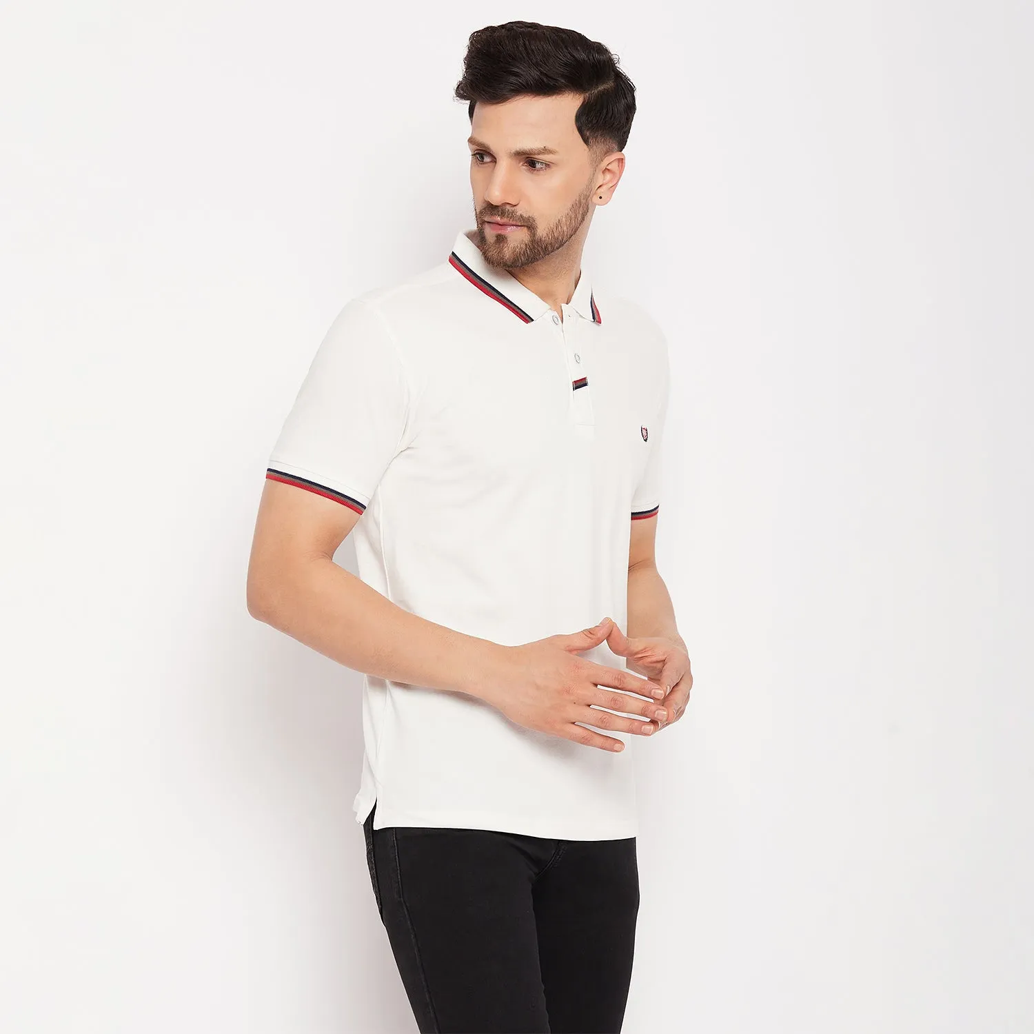 Duke Stardust Men Half Sleeve Cotton T-shirt (LF5859)