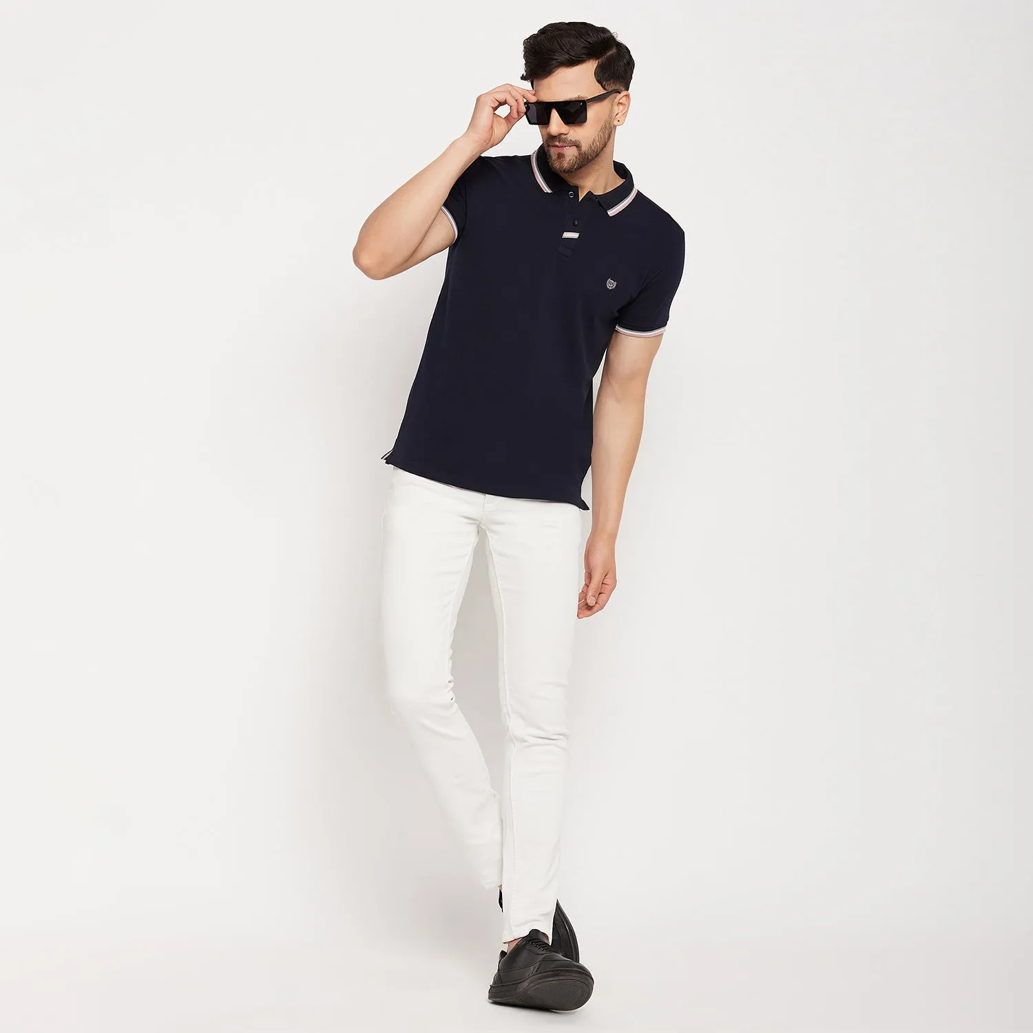 Duke Stardust Men Half Sleeve Cotton T-shirt (LF5859)