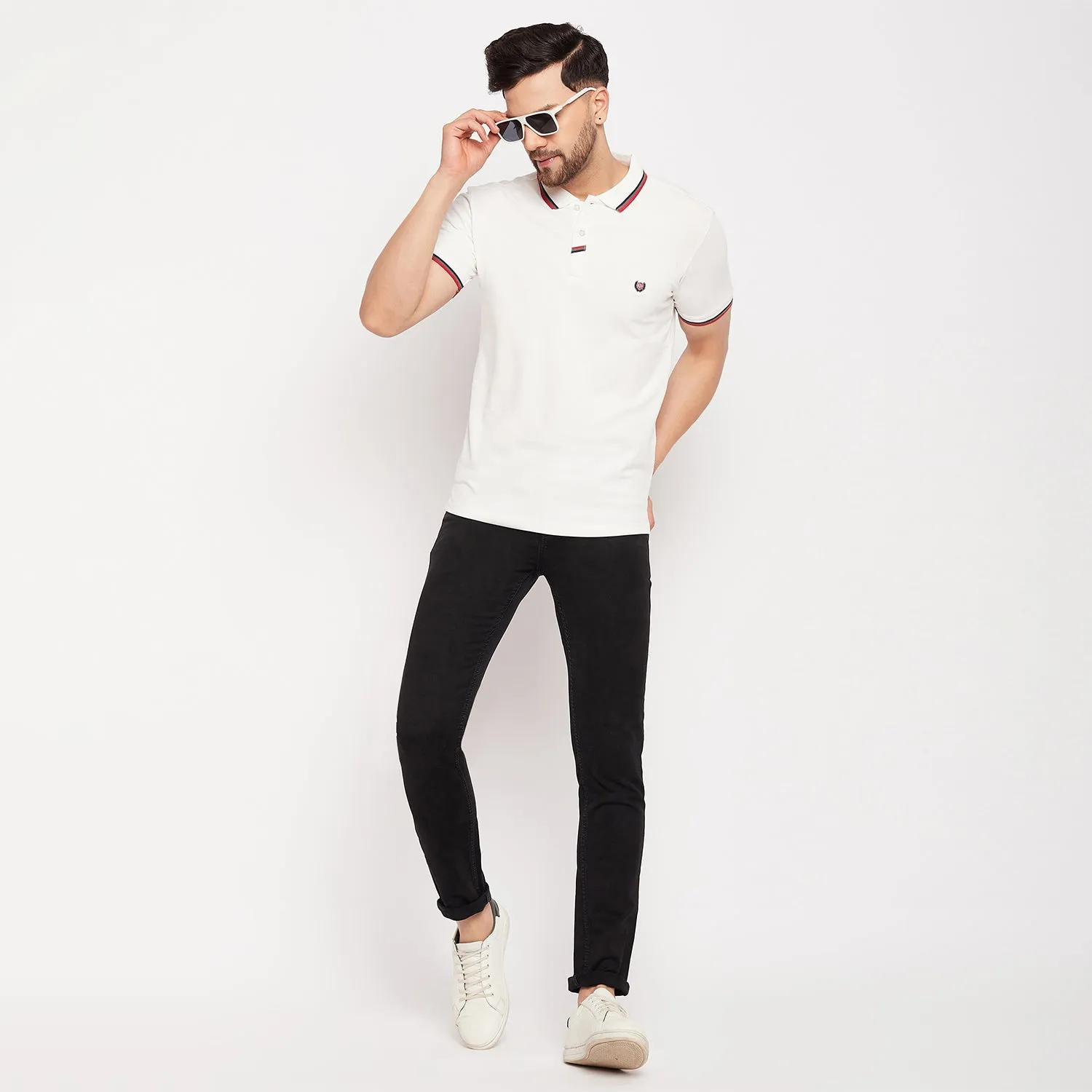 Duke Stardust Men Half Sleeve Cotton T-shirt (LF5859)