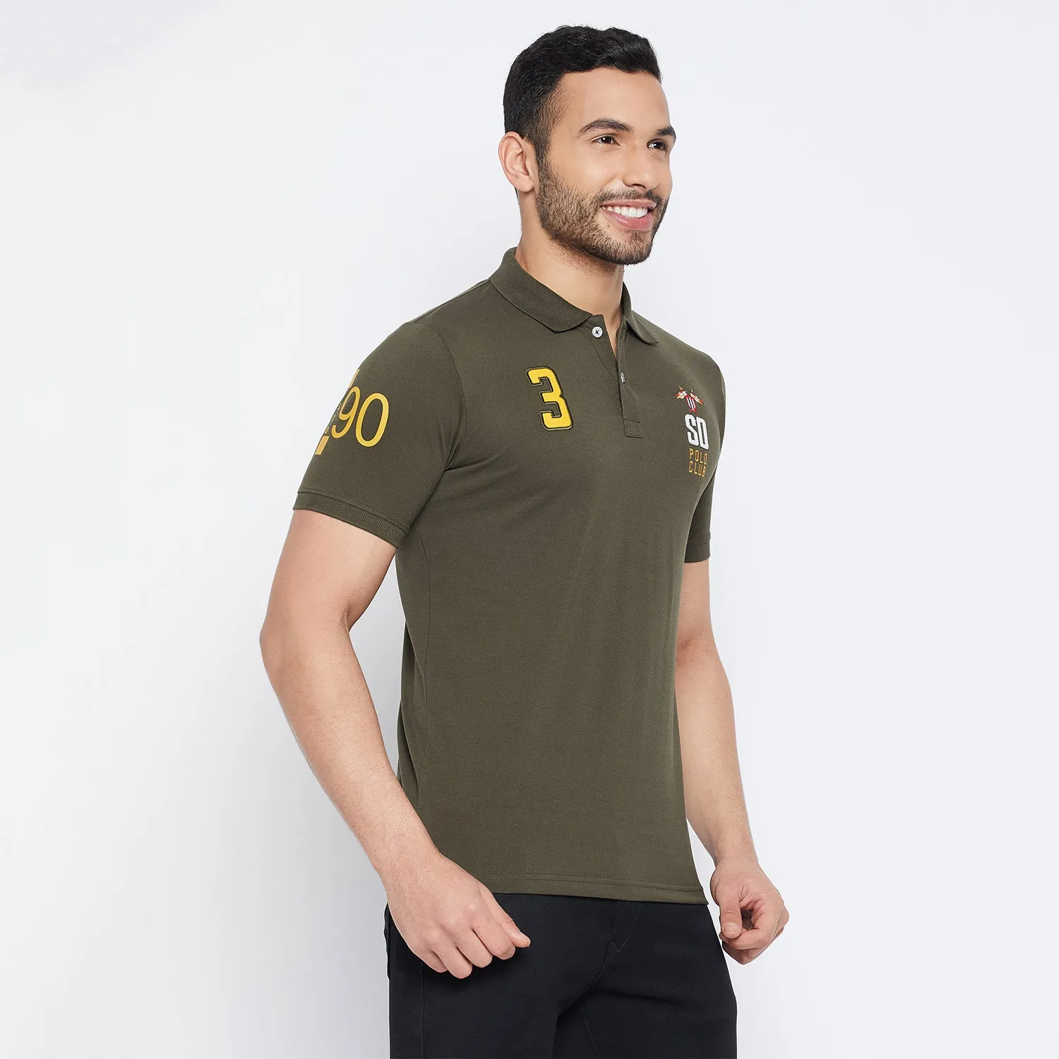 Duke Stardust Men Half Sleeve Cotton T-shirt (LF7040)