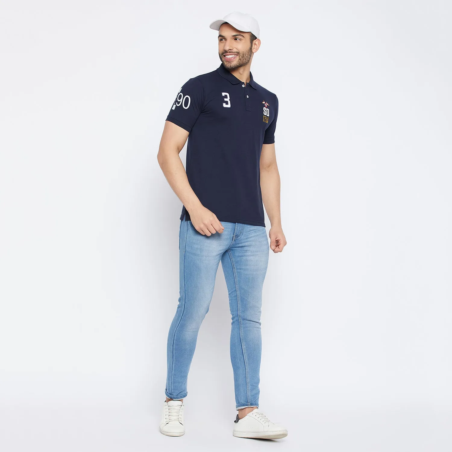Duke Stardust Men Half Sleeve Cotton T-shirt (LF7040)