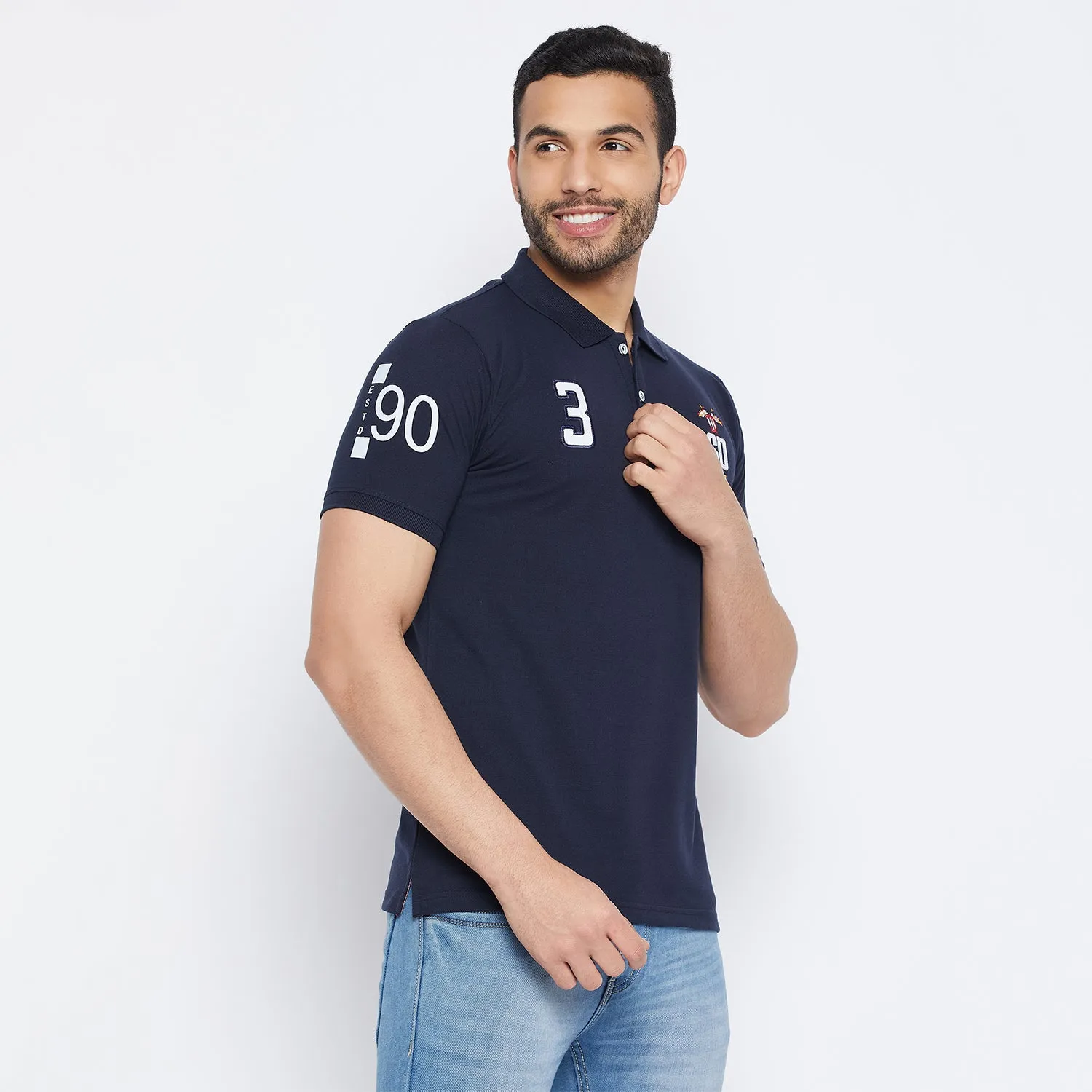 Duke Stardust Men Half Sleeve Cotton T-shirt (LF7040)