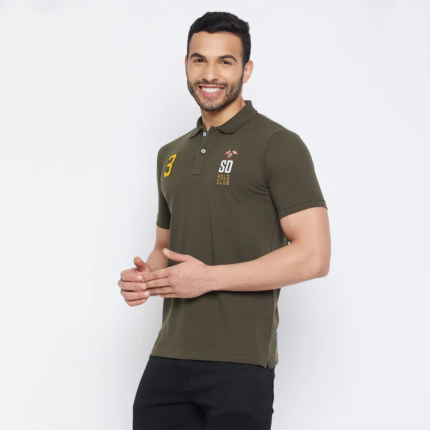 Duke Stardust Men Half Sleeve Cotton T-shirt (LF7040)