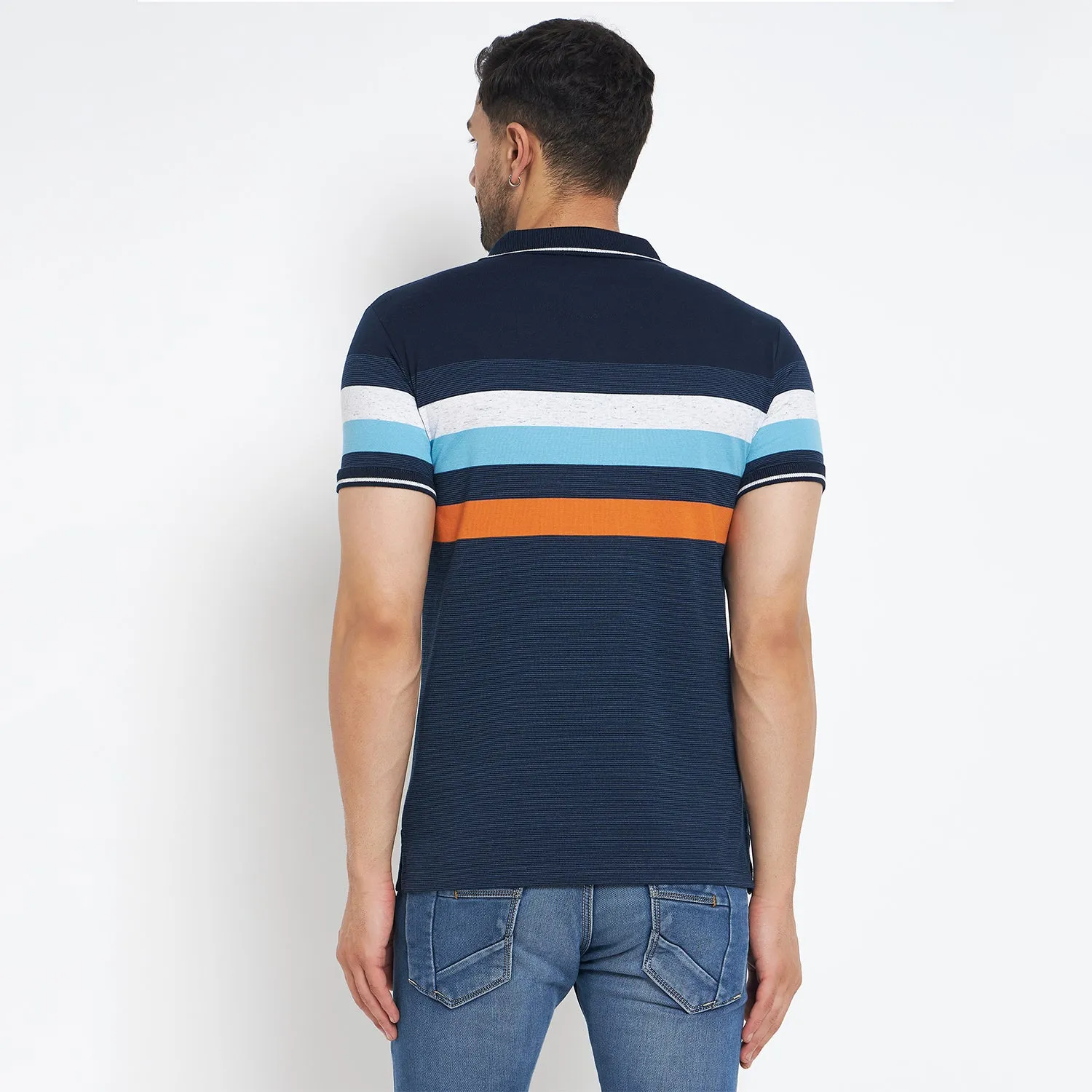 Duke Stardust Men Half Sleeve Cotton T-shirt (LF7063)