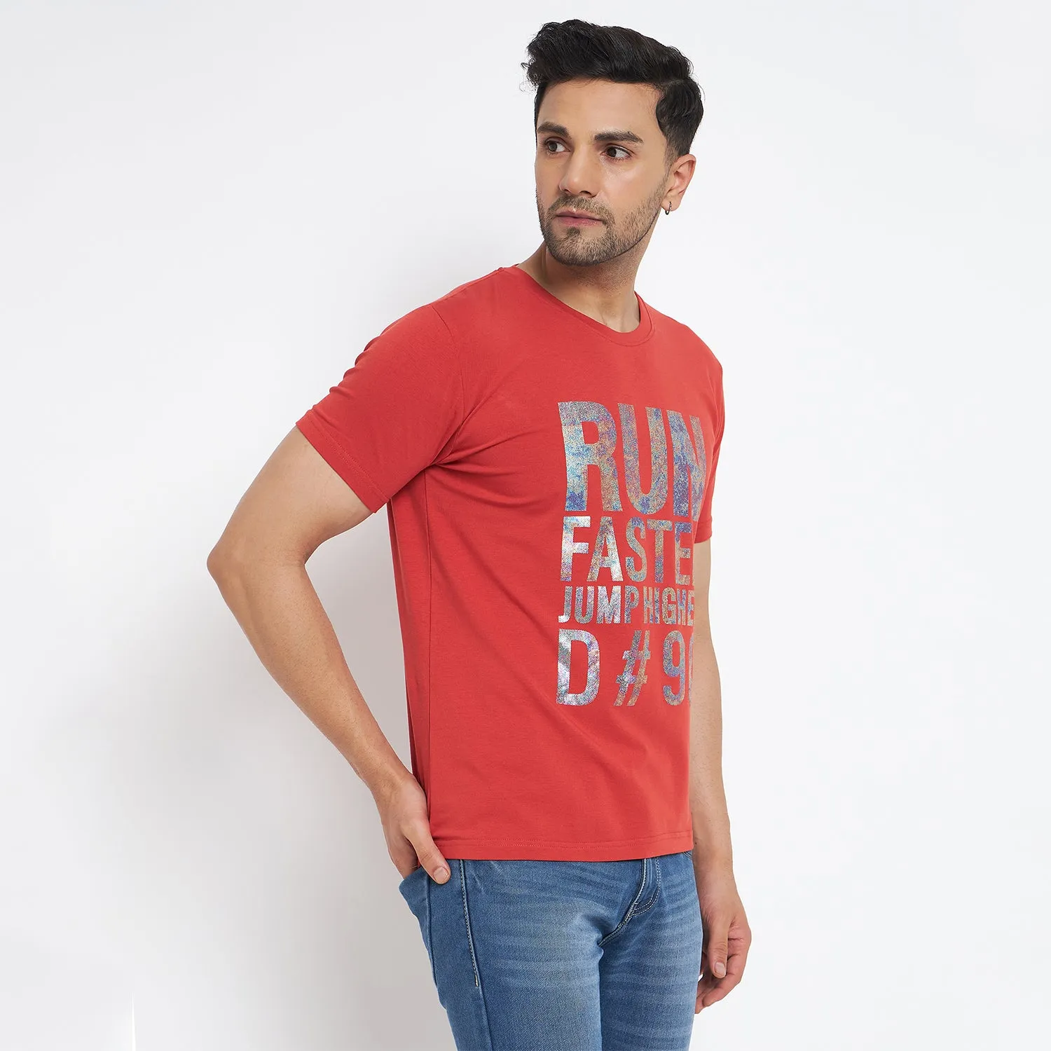 Duke Stardust Men Half Sleeve Cotton T-shirt (LF7136)