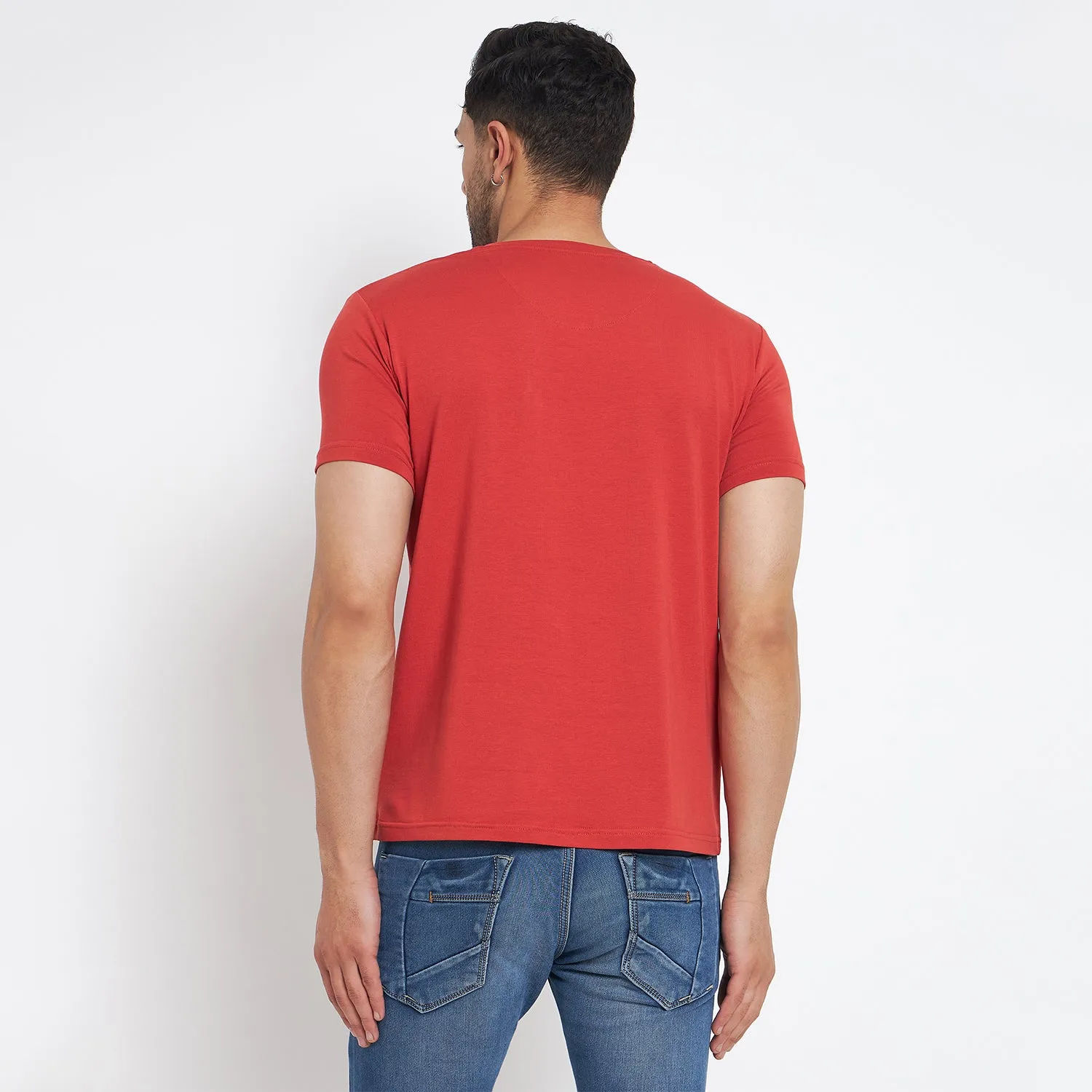 Duke Stardust Men Half Sleeve Cotton T-shirt (LF7136)