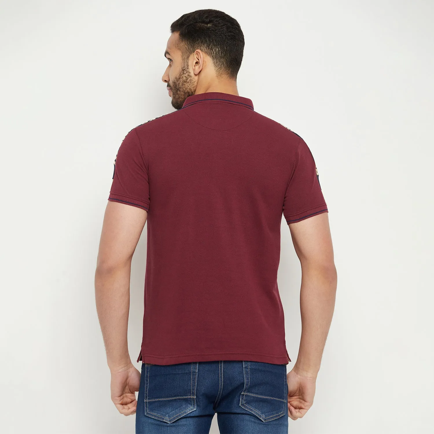 Duke Stardust Men Half Sleeve Cotton T-shirt (MLF5778)