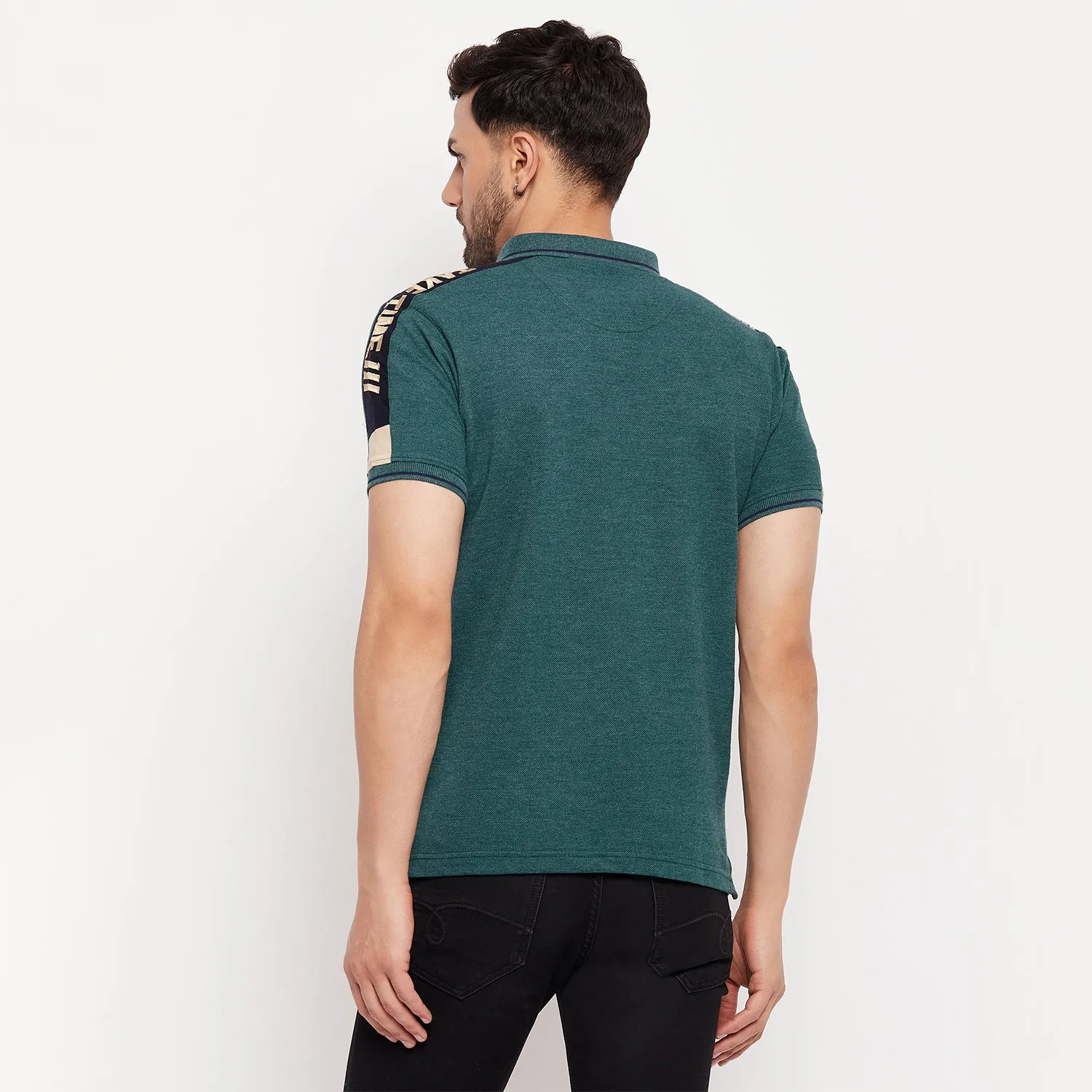 Duke Stardust Men Half Sleeve Cotton T-shirt (MLF5778)
