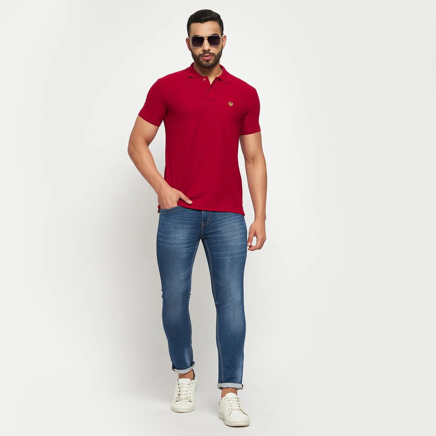 Duke Stardust Men Half Sleeve Cotton T-shirt (MSD51)