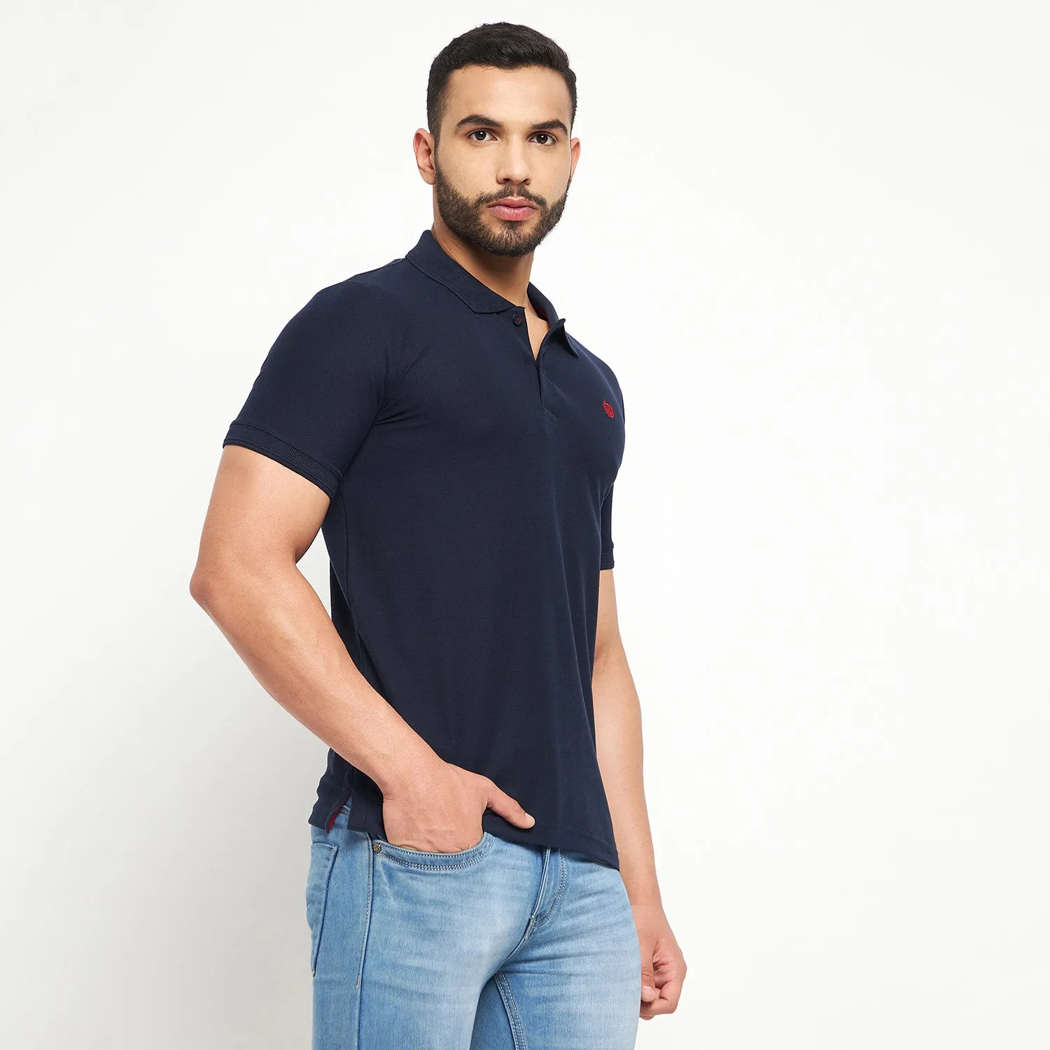 Duke Stardust Men Half Sleeve Cotton T-shirt (MSD51)