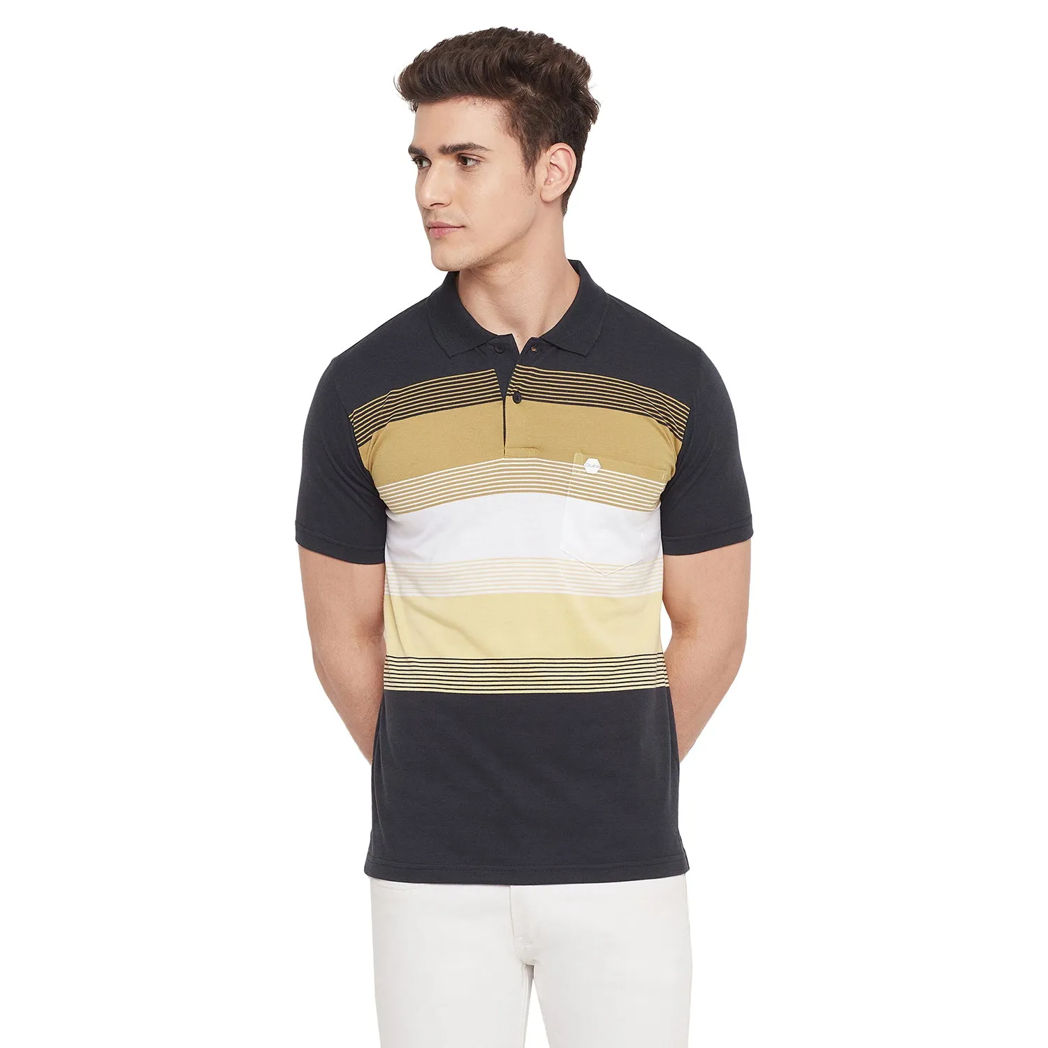 Duke Stardust Men Half Sleeve Cotton T-shirt (MTLF361)