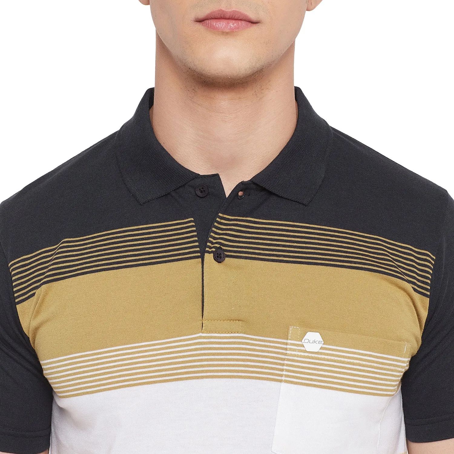 Duke Stardust Men Half Sleeve Cotton T-shirt (MTLF361)