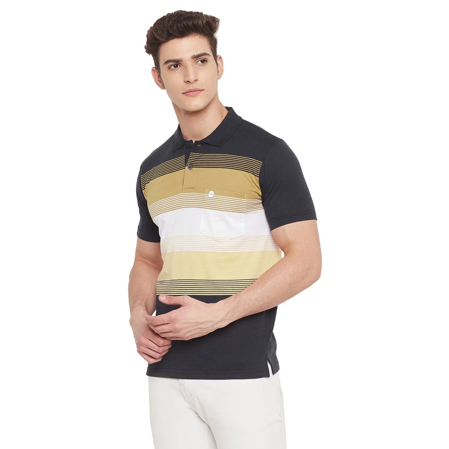 Duke Stardust Men Half Sleeve Cotton T-shirt (MTLF361)