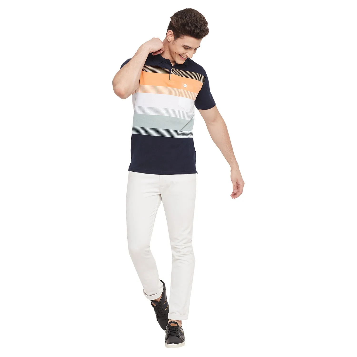 Duke Stardust Men Half Sleeve Cotton T-shirt (MTLF361)