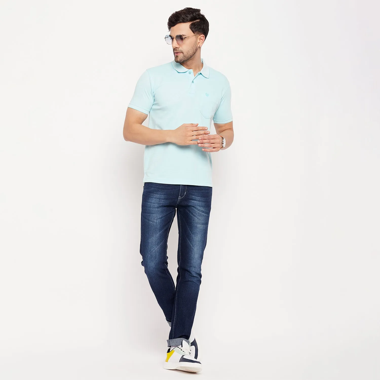 Duke Stardust Men Half Sleeve Cotton Tshirt (LF3700)