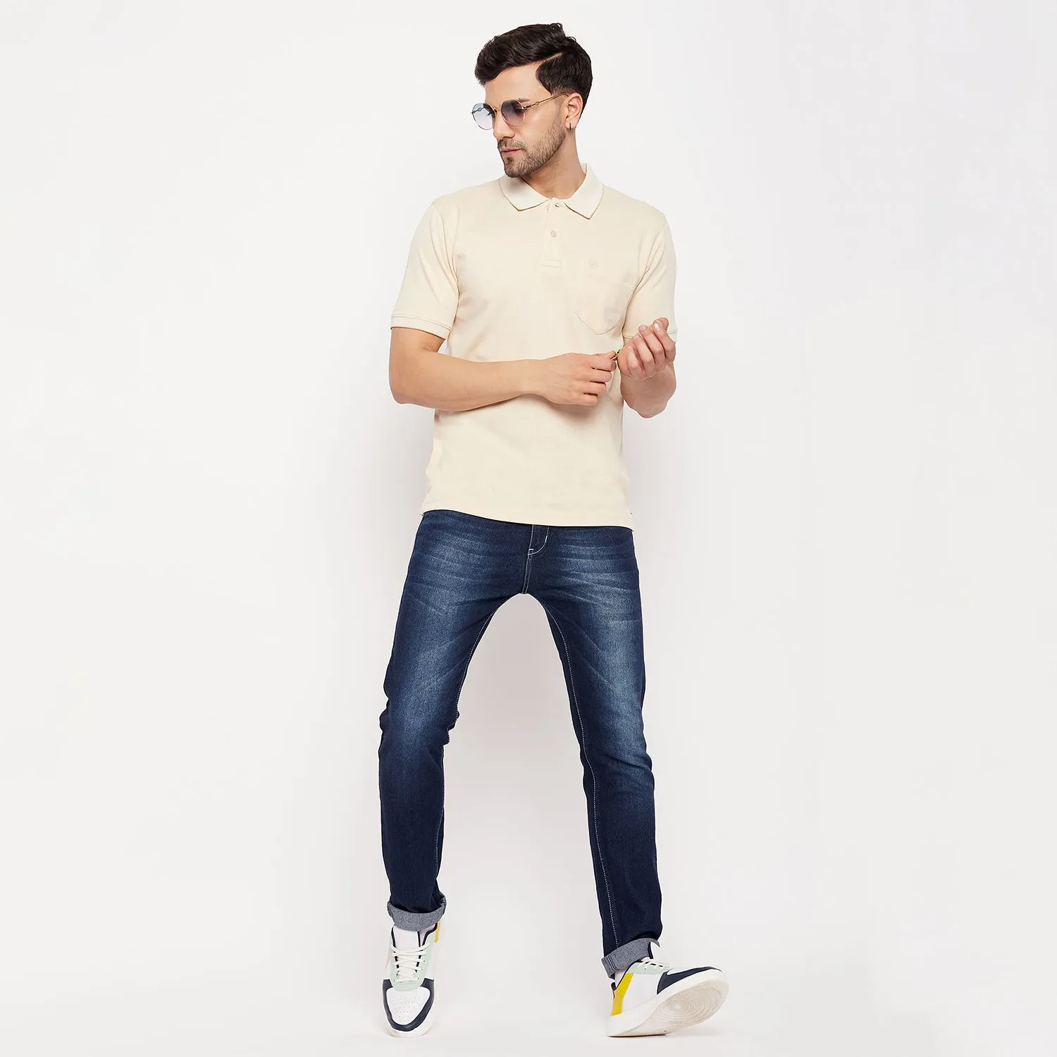 Duke Stardust Men Half Sleeve Cotton Tshirt (LF3700)