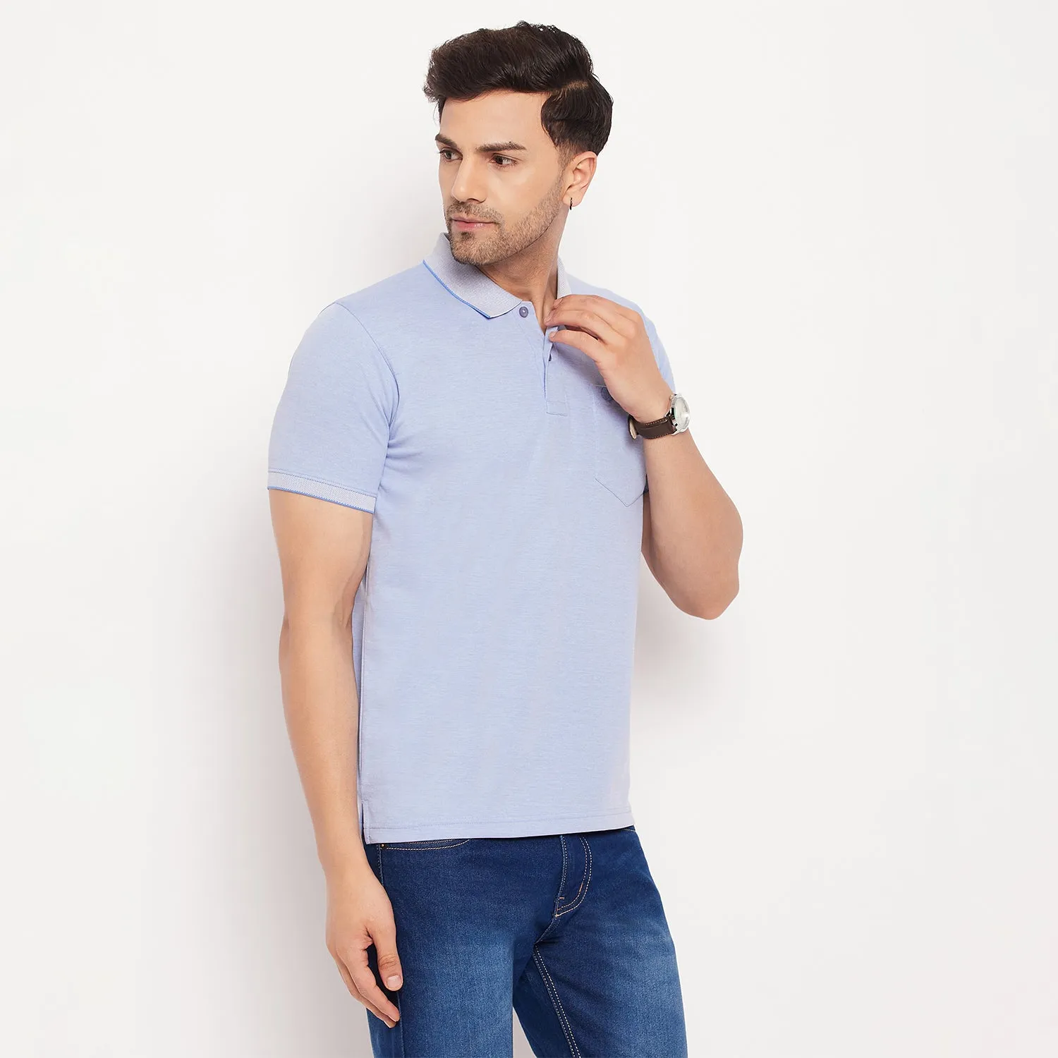 Duke Stardust Men Half Sleeve Cotton Tshirt (LF3700)