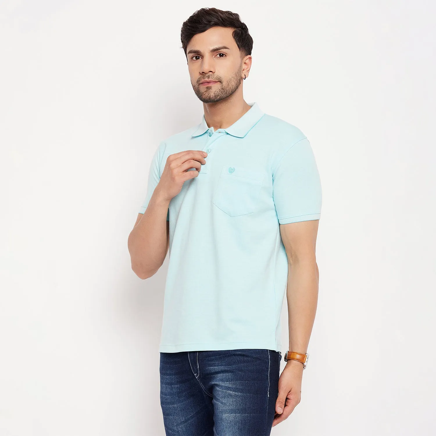 Duke Stardust Men Half Sleeve Cotton Tshirt (LF3700)