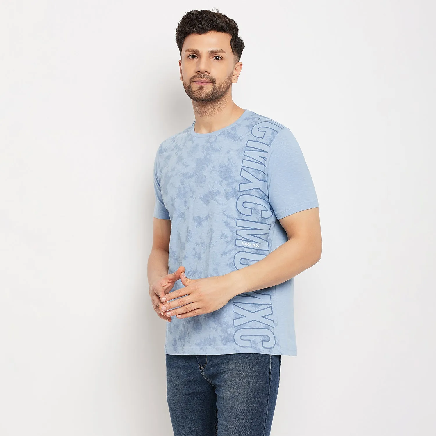 Duke Stardust Men Half Sleeve Polo Neck Cotton T-shirt (LF5888)