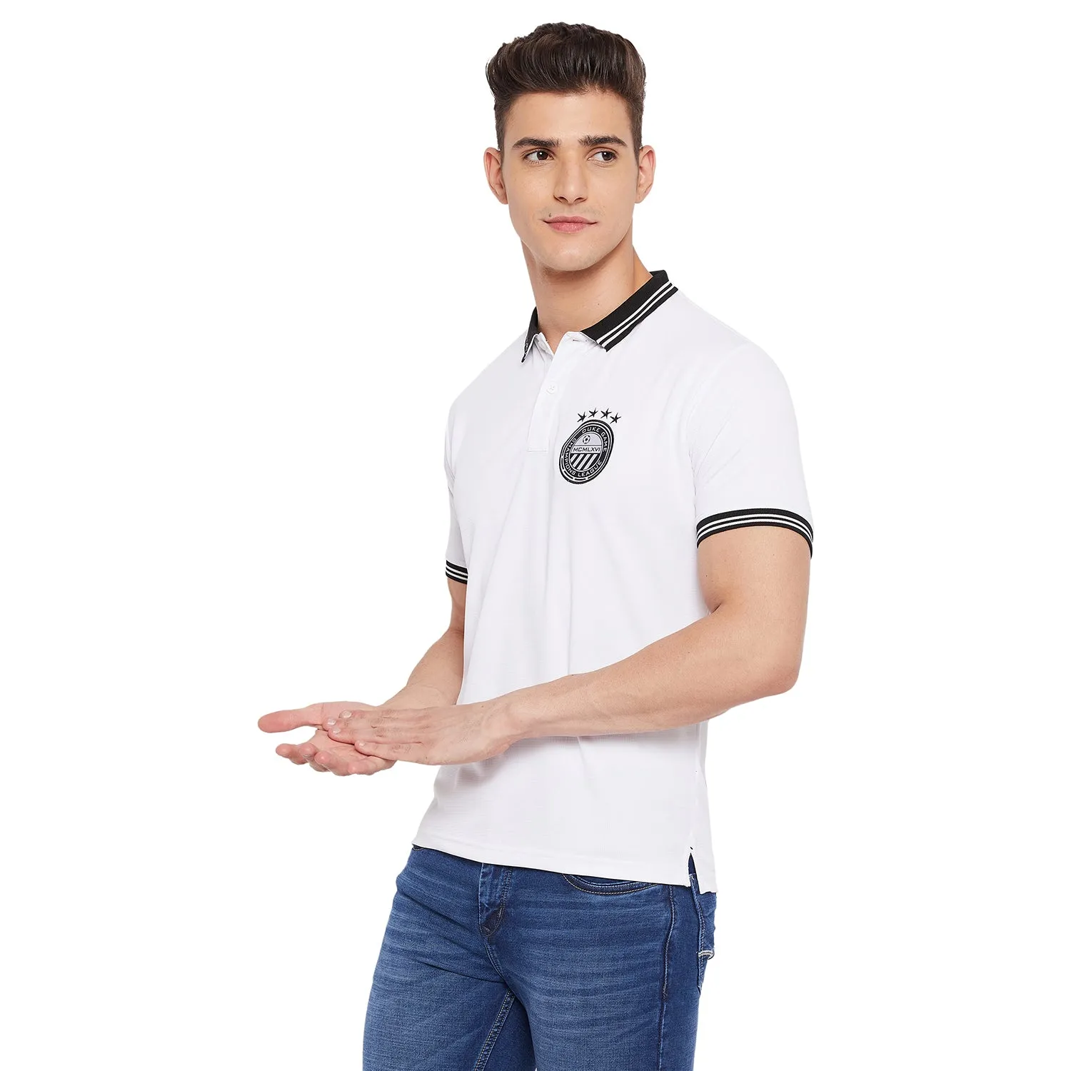 Duke Stardust Men Half Sleeve Sports T-shirt (GD1170)