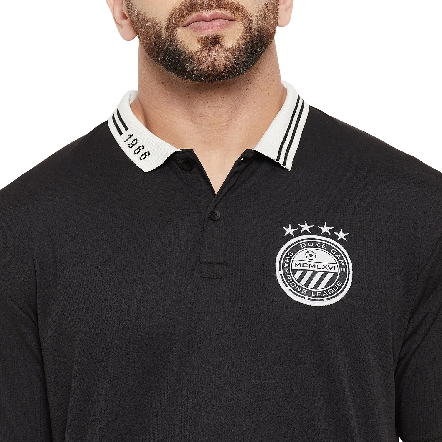 Duke Stardust Men Half Sleeve Sports T-shirt (GD1170)