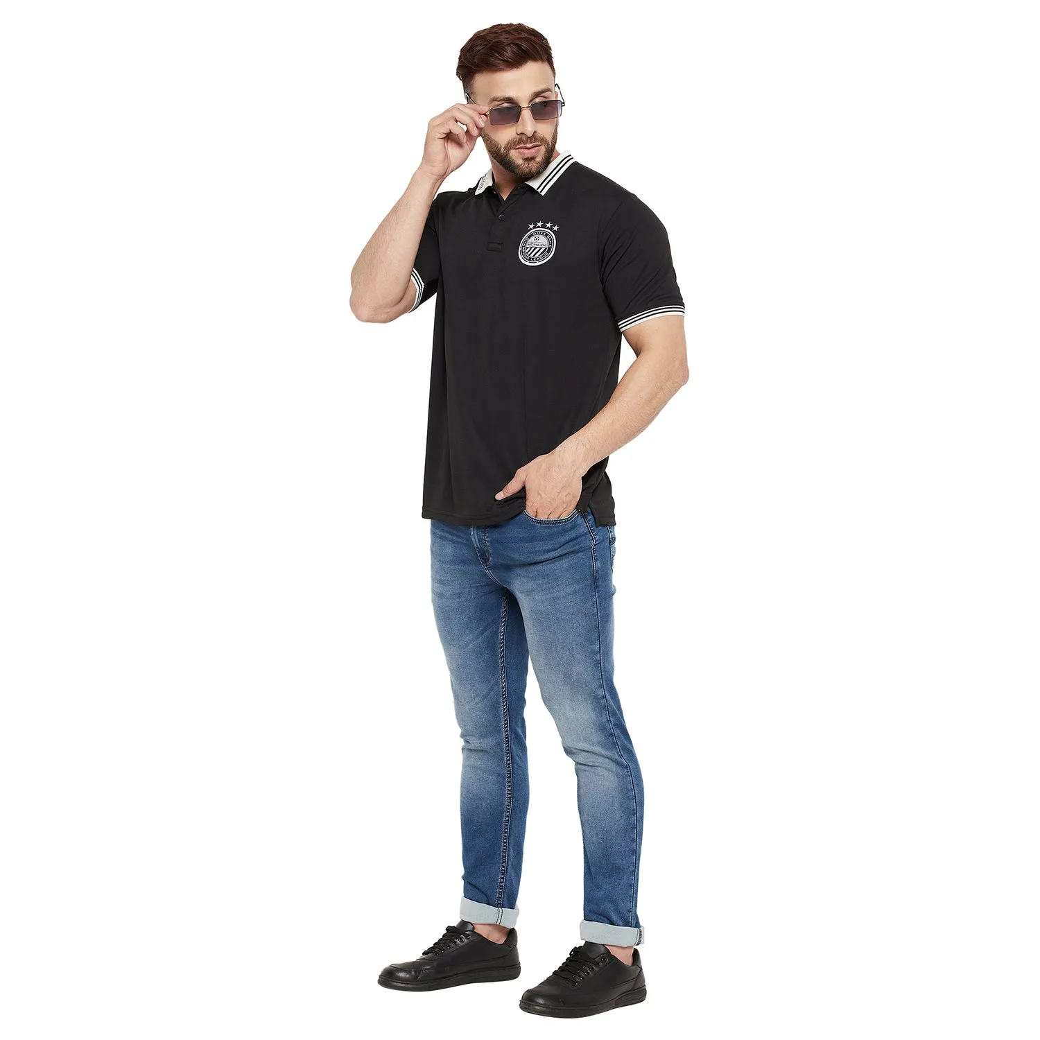 Duke Stardust Men Half Sleeve Sports T-shirt (GD1170)