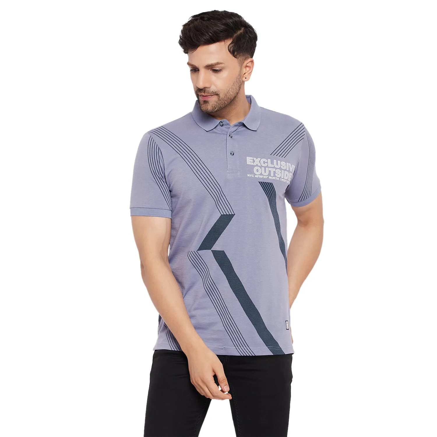 Duke Stardust Men Polo Neck Half Sleeve Cotton T-shirt (1115)