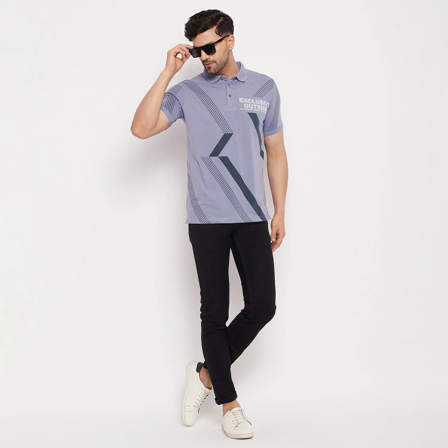 Duke Stardust Men Polo Neck Half Sleeve Cotton T-shirt (1115)