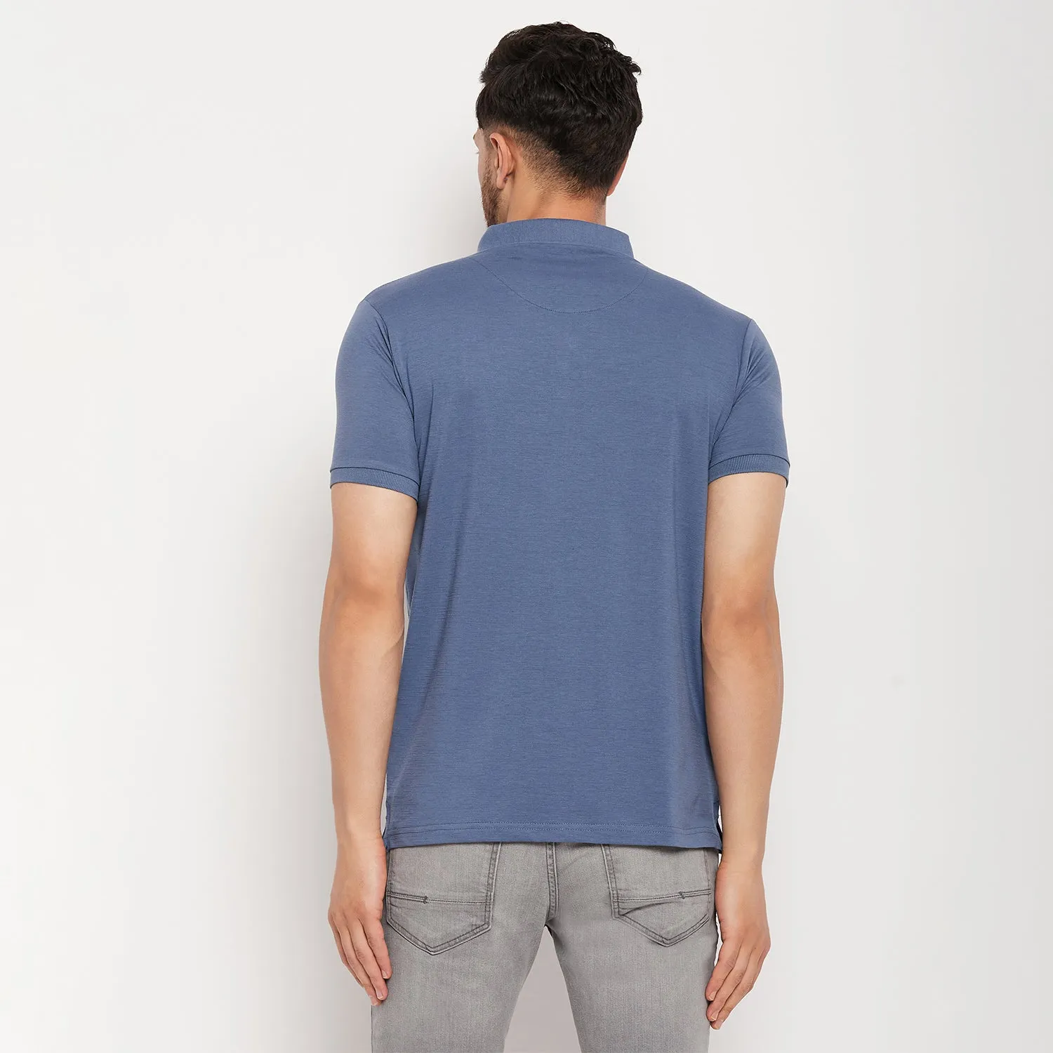 Duke Stardust Men Polo Neck Half Sleeve Cotton T-shirt (1115)