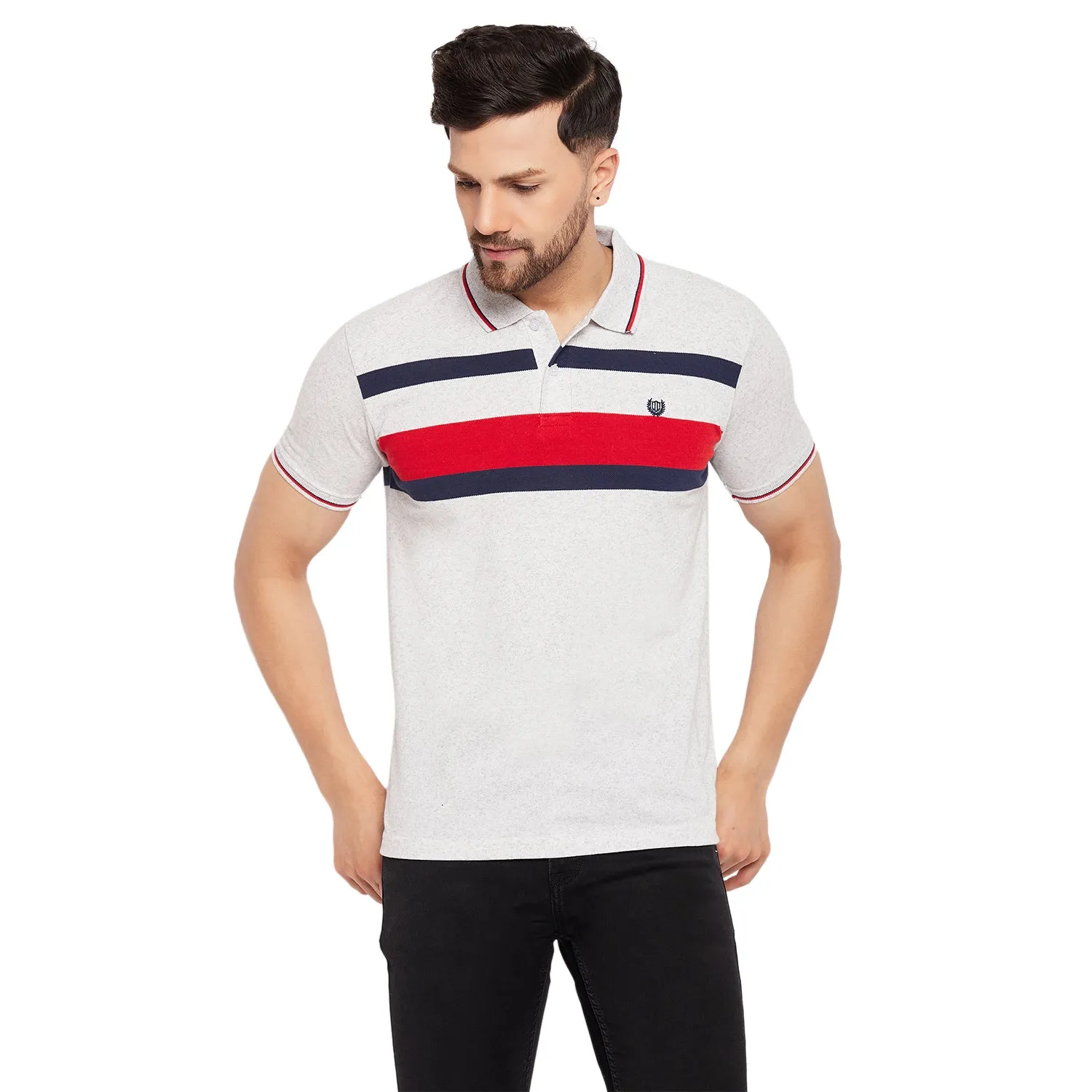 Duke Stardust Men Polo Neck Half Sleeve Cotton T-shirt (LF5719)