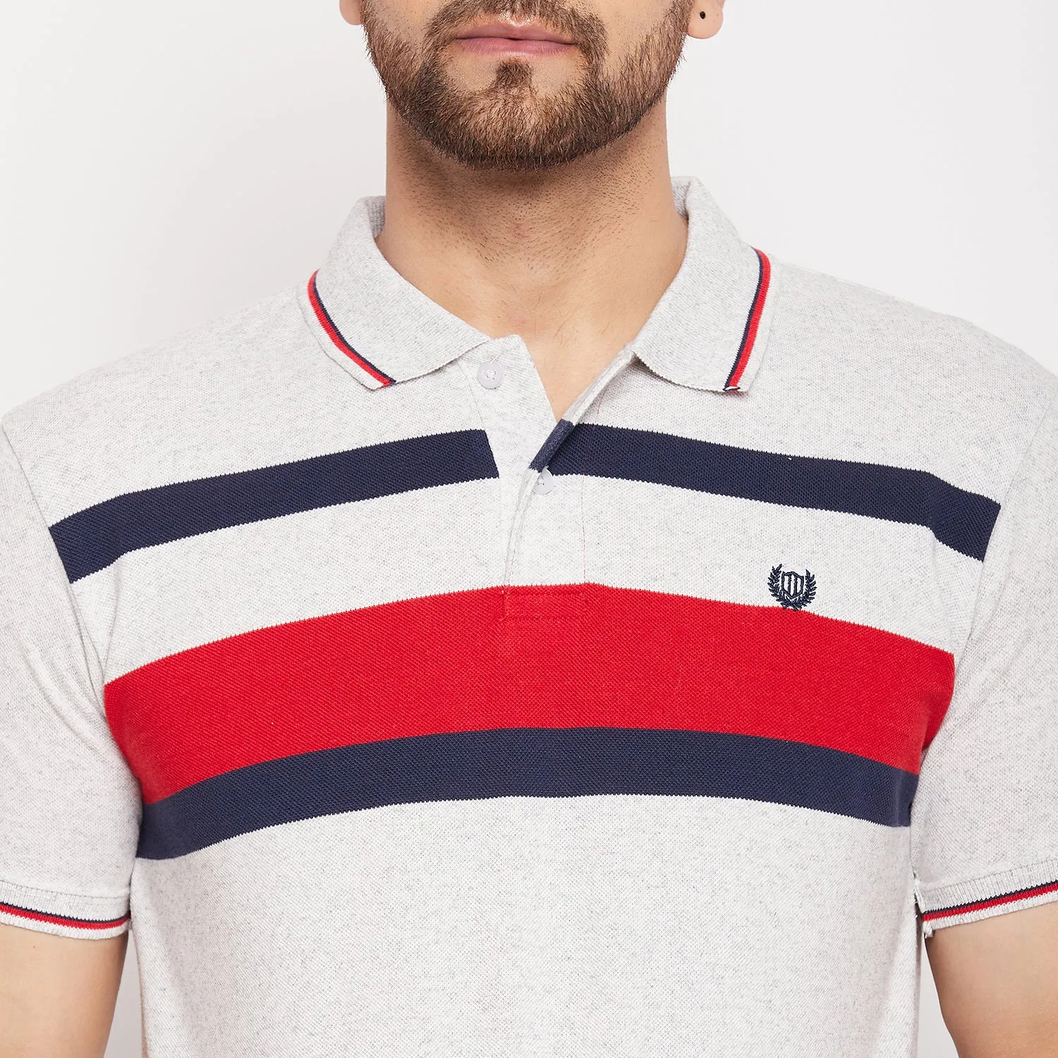 Duke Stardust Men Polo Neck Half Sleeve Cotton T-shirt (LF5719)