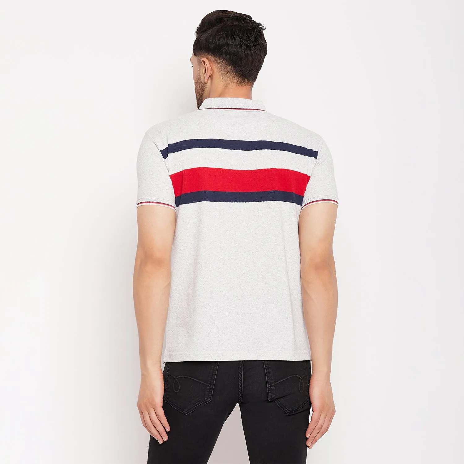 Duke Stardust Men Polo Neck Half Sleeve Cotton T-shirt (LF5719)