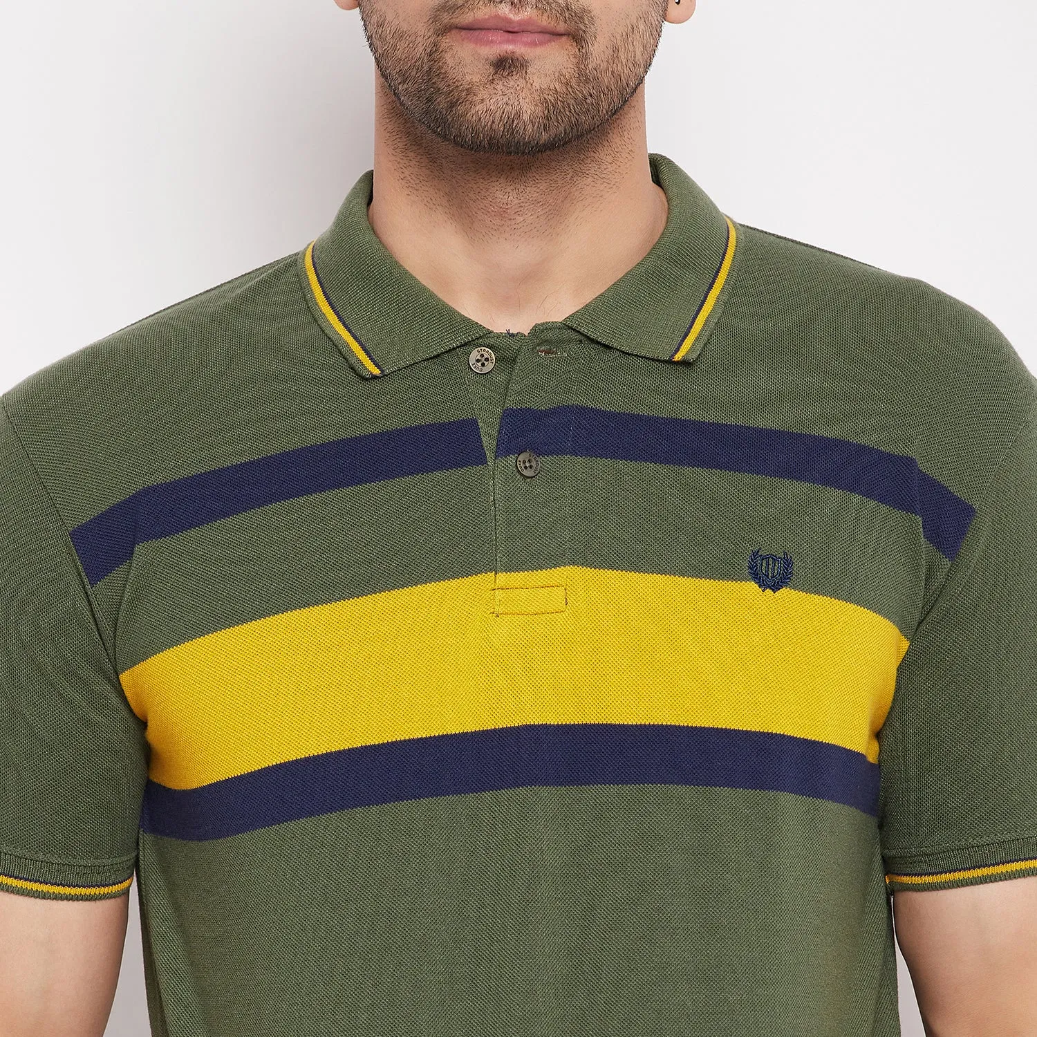 Duke Stardust Men Polo Neck Half Sleeve Cotton T-shirt (LF5719)