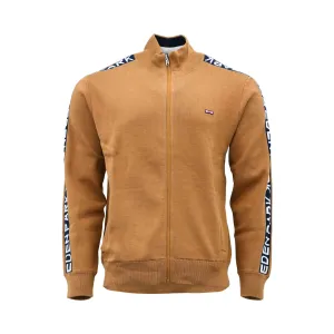 Eden Park Men's Zip-Up Sweatshirt with Logo Tape