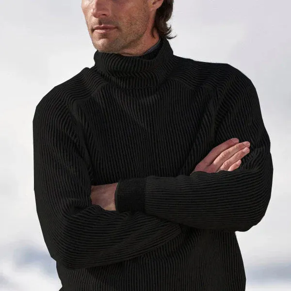 Elegant cashmere turtleneck jumper for men