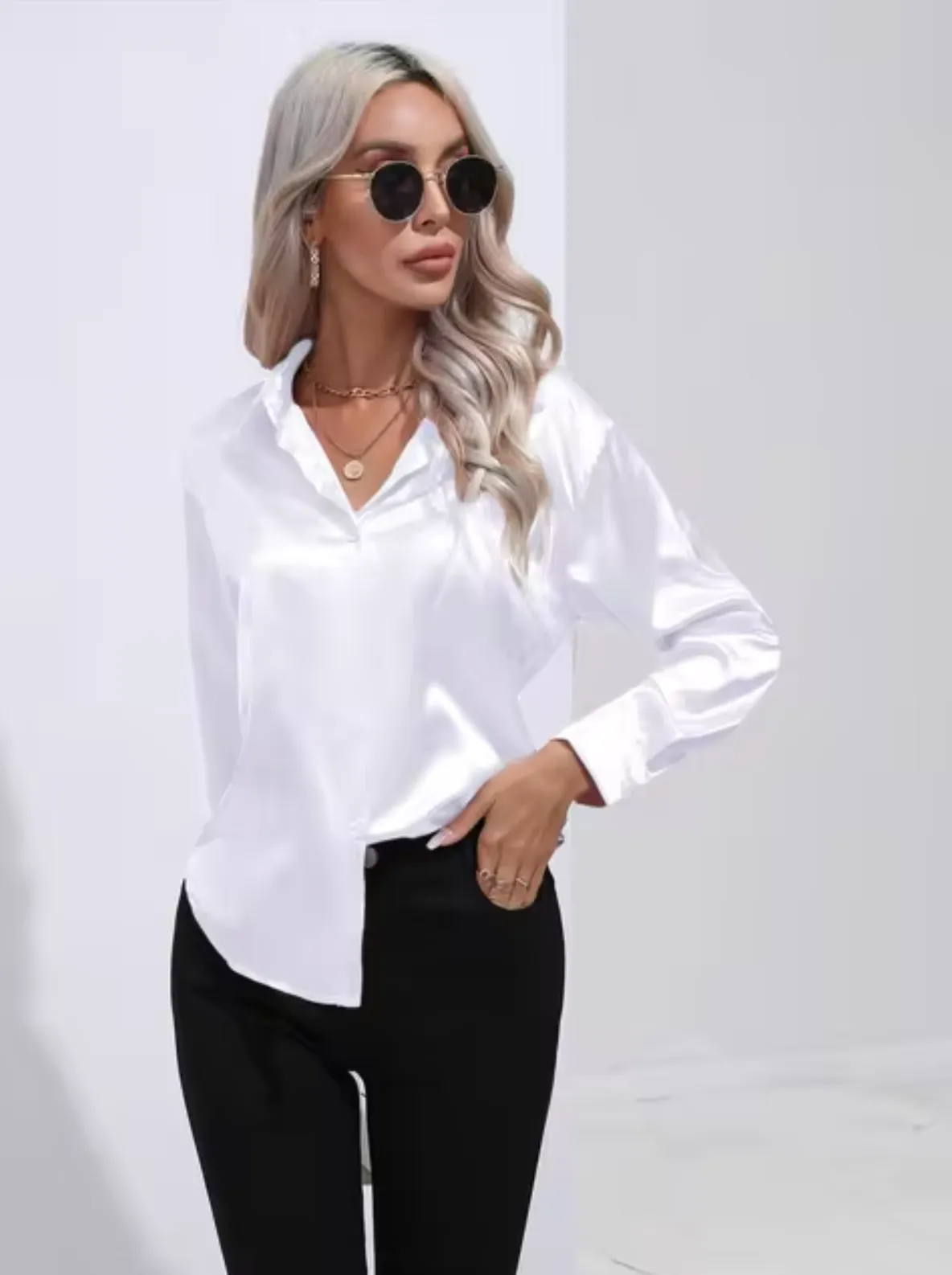Eline | Luxury Blouse with Long Sleeves