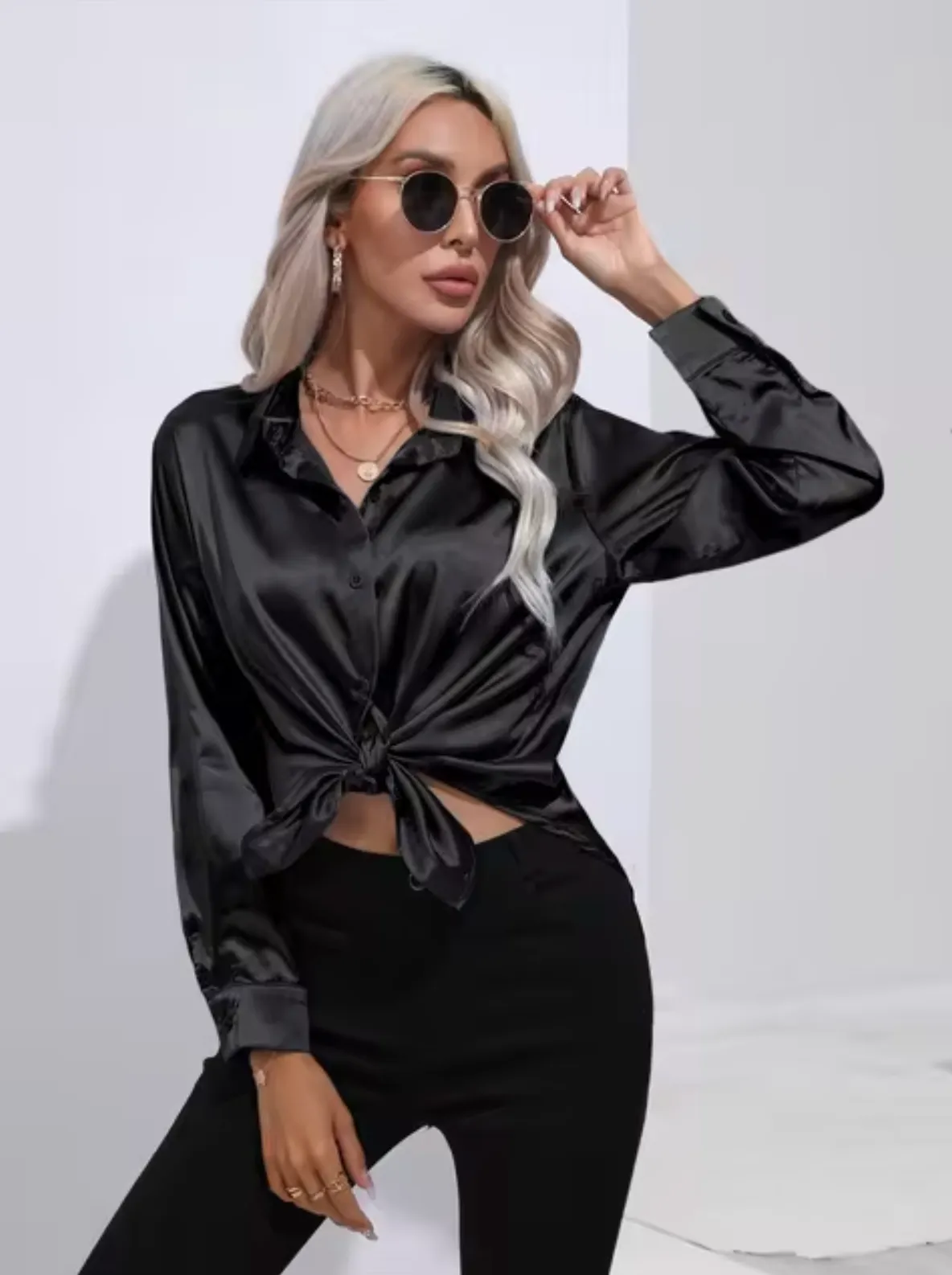 Eline | Luxury Blouse with Long Sleeves