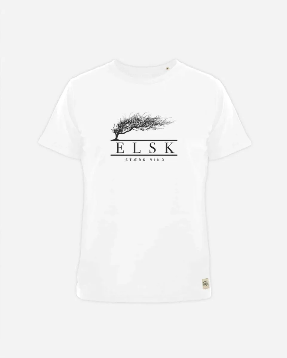 ELSK® VIND ESSENTIAL MEN'S TEE -  WHITE