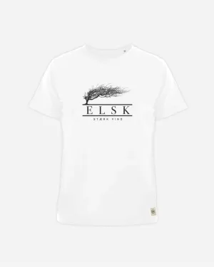 ELSK® VIND ESSENTIAL MEN'S TEE -  WHITE