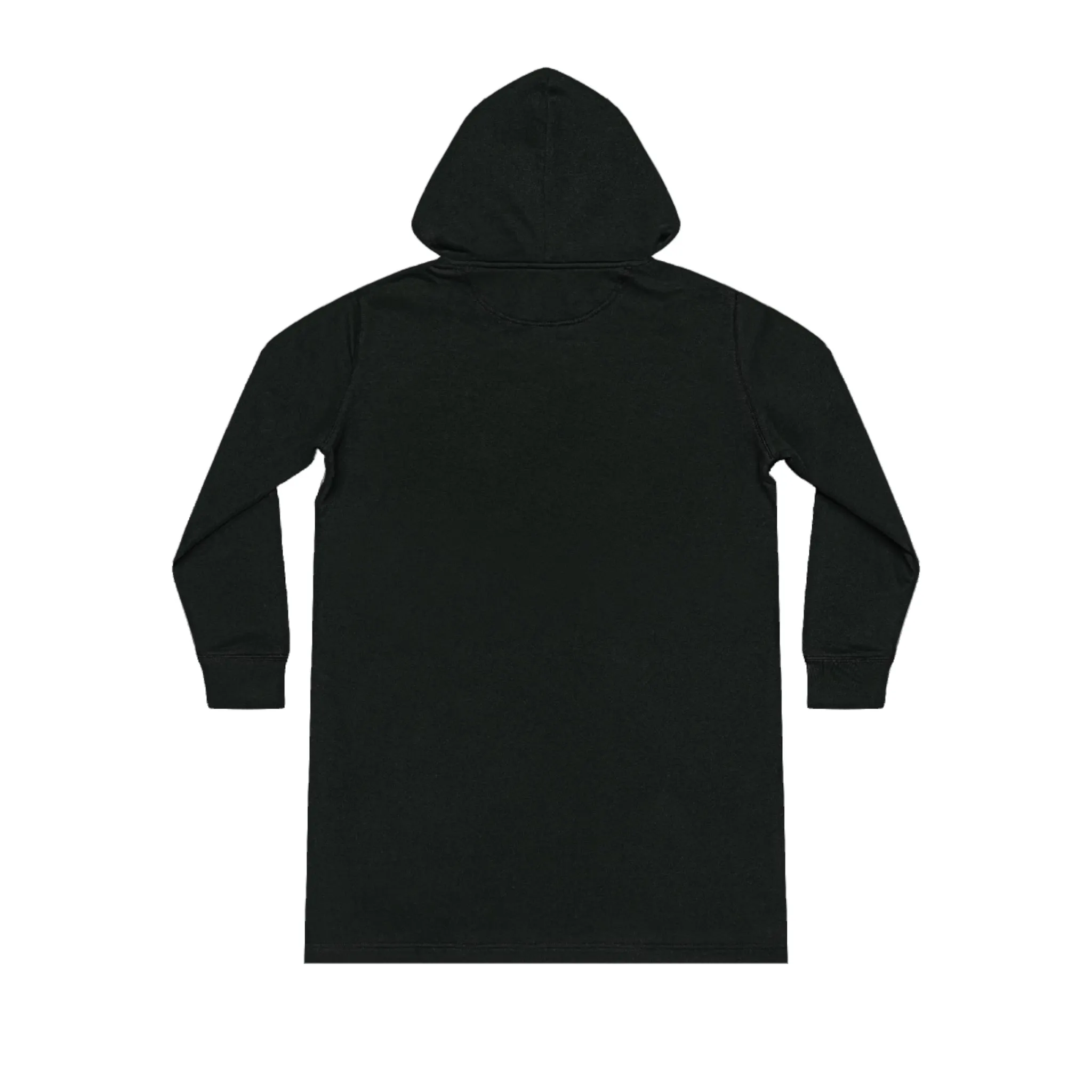 Embracing My Haunted Health Vibes, Women's Streeter Organic Hoodie Dress (Dark), Printed