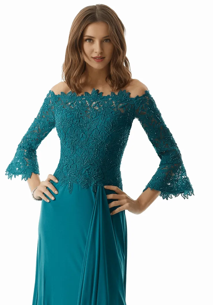 Emerald Green Long Sleeve Maxi Dresses