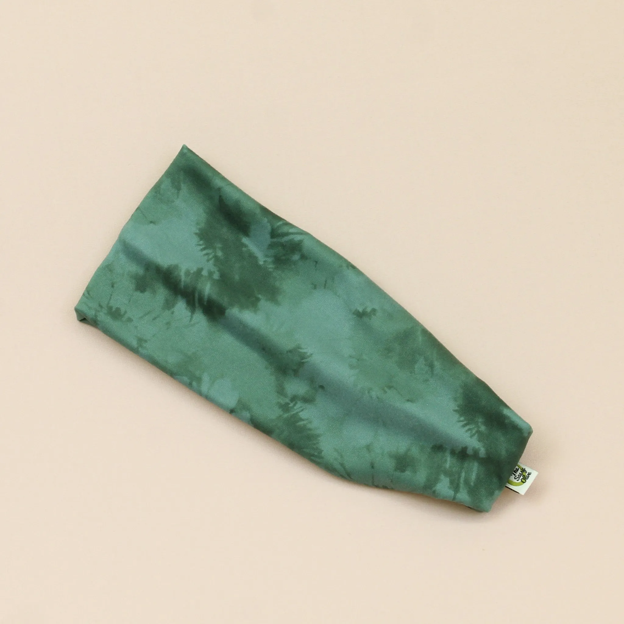Emerald Tie Dye Stretch Headband