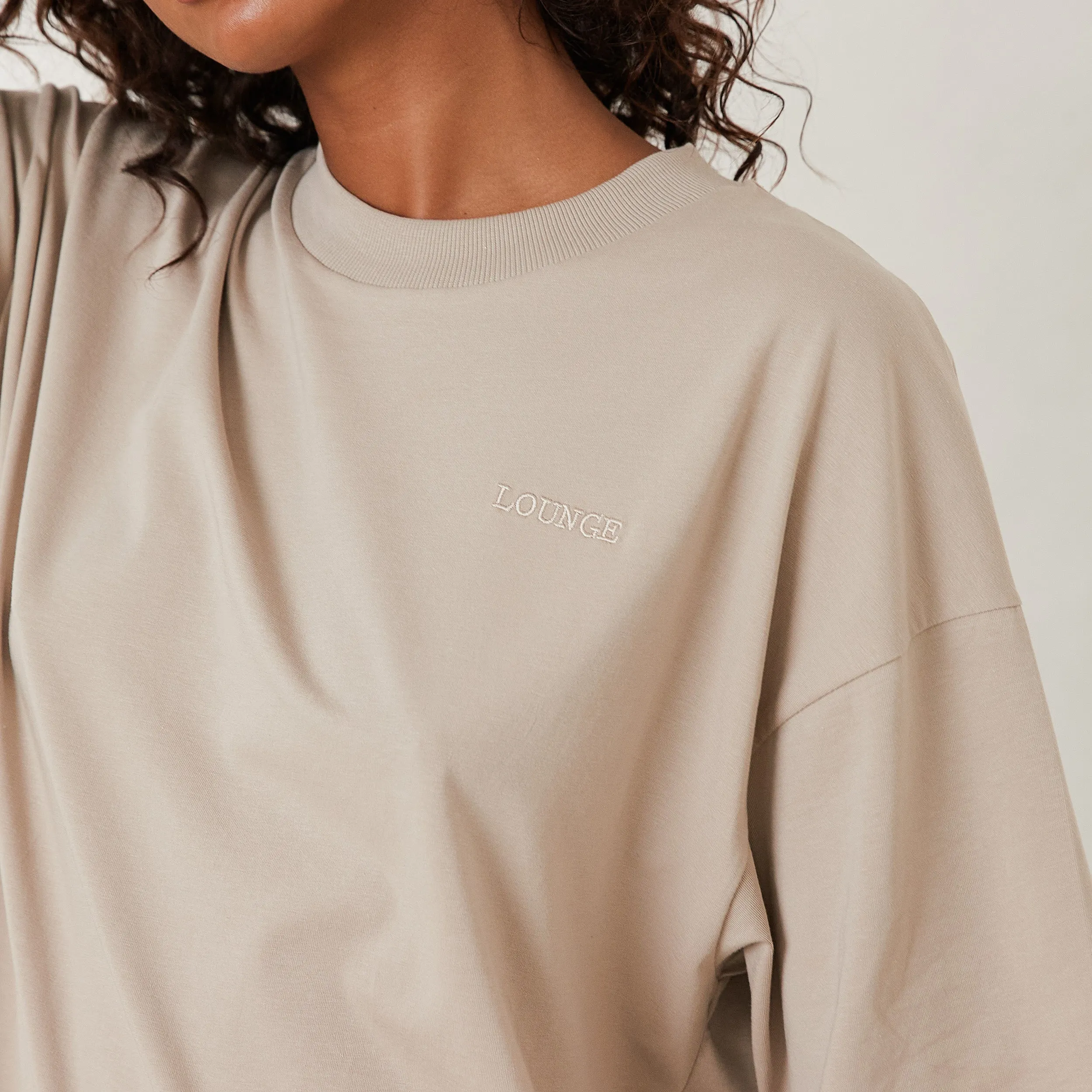 Essential T-Shirt Oversize - Avoine