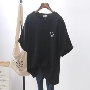 Estelle - Casual Smiley T-Shirt For Ladies - Relaxed & Trendy