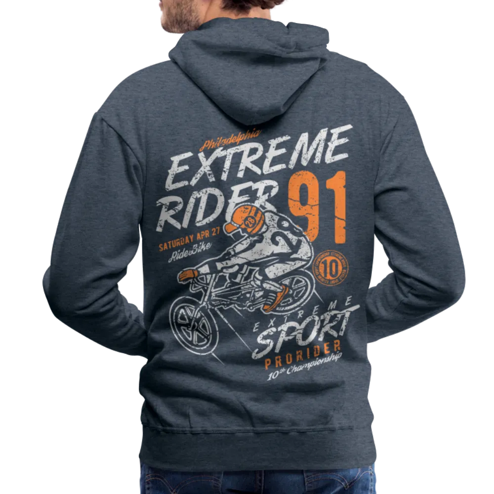 Extremerider Men's Motorcycle Hoodie - Casual Biker Riding Gear