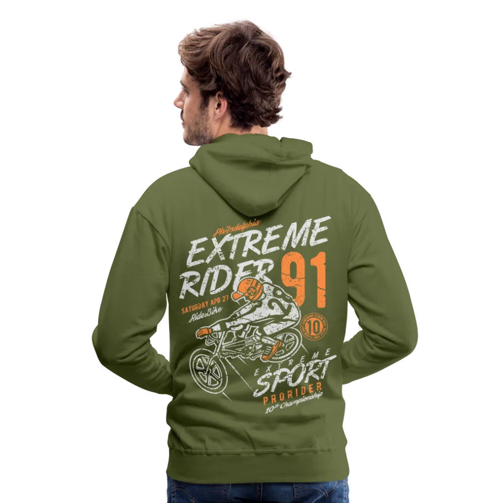 Extremerider Men's Motorcycle Hoodie - Casual Biker Riding Gear