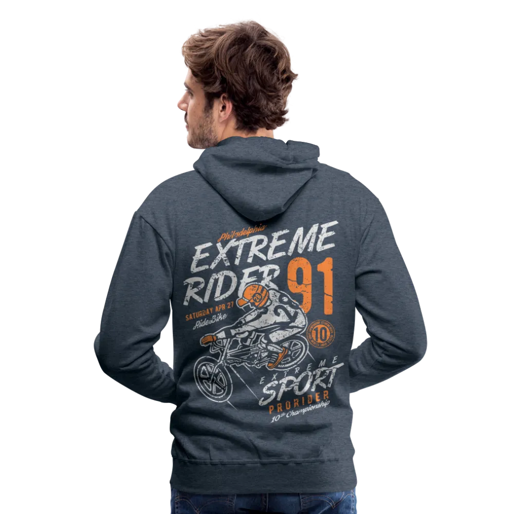 Extremerider Men's Motorcycle Hoodie - Casual Biker Riding Gear
