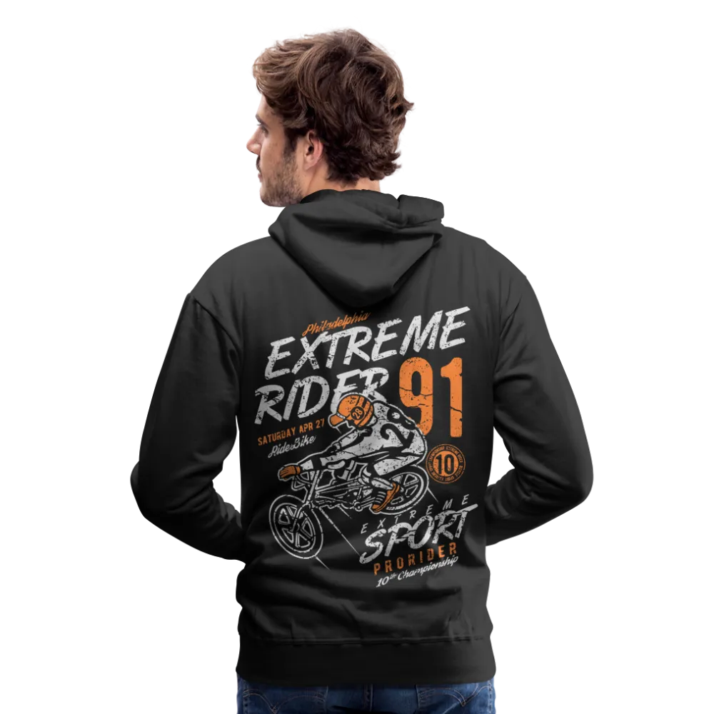 Extremerider Men's Motorcycle Hoodie - Casual Biker Riding Gear