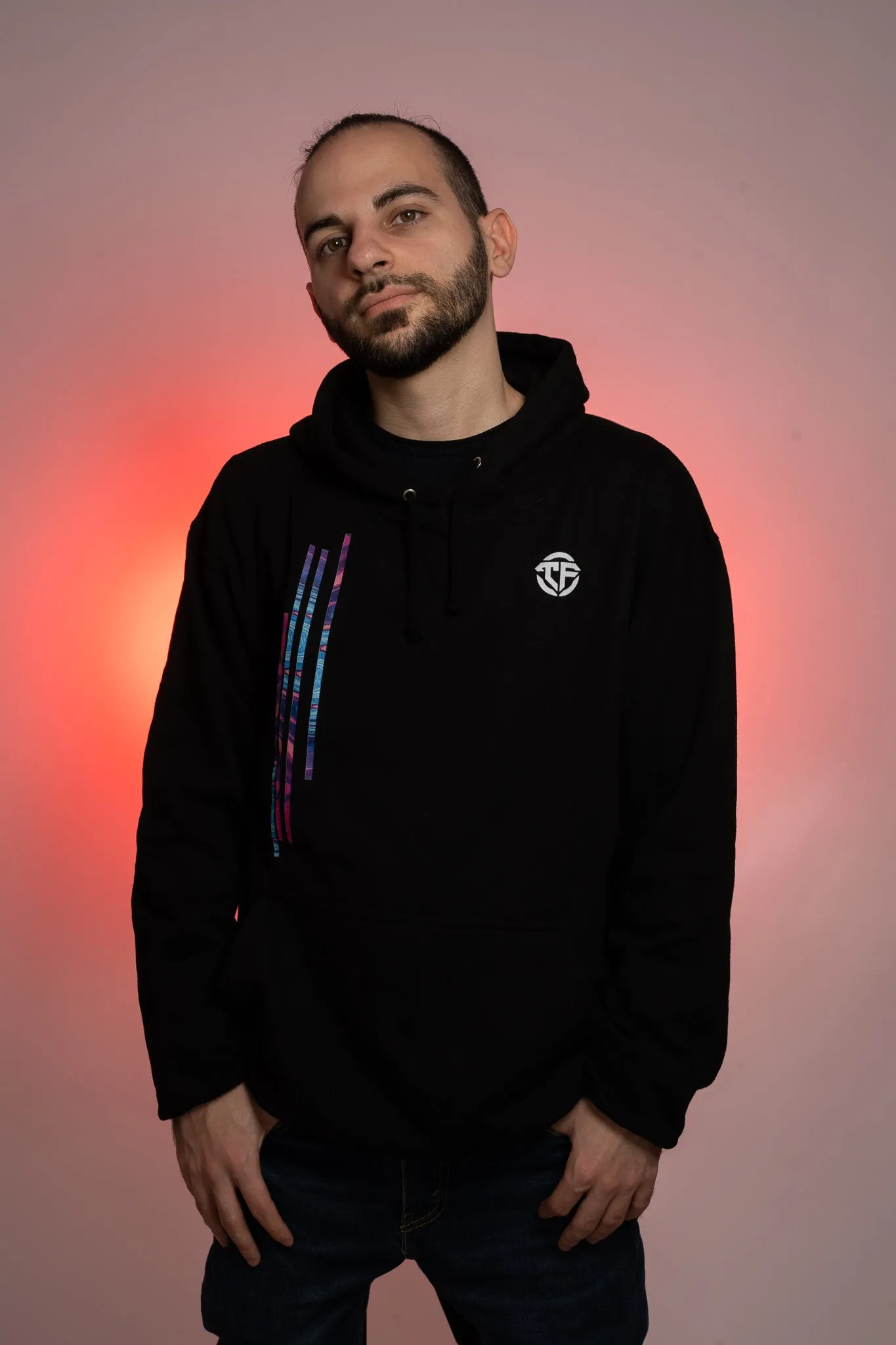 Eyed Dark Abstract - Hoodie