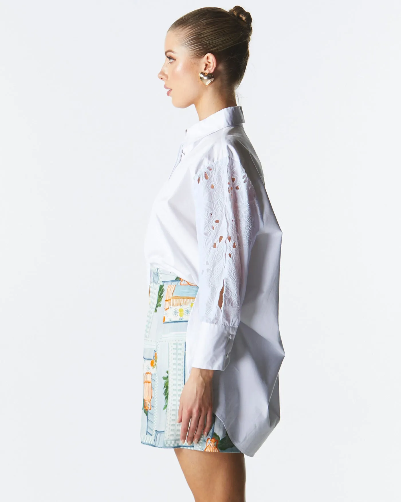 Fate   Becker | Lily Pad Broderie Shirt